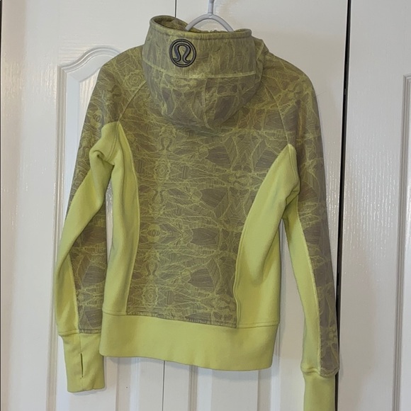 Lululemon Light Yellow Scuba Hoodie - Picture 3 of 6